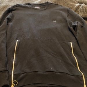 Mens XL black True Religion sweatshirt